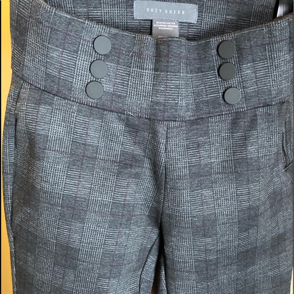 Suzy Shier Pants - Sleek chic thick pant leggings Xs